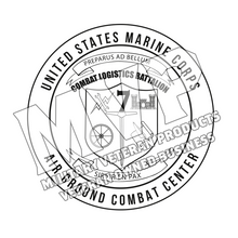 Load image into Gallery viewer, Combat Logistics Battalion 7 USMC Unit Logo, CLB-7 USMC Unit Logo
