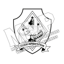 Load image into Gallery viewer, 3rd Assault Amphibian Battalion Unit Logo, 3d AABN USMC Unit Logo
