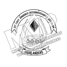 Load image into Gallery viewer, 1st Light Armored Reconnaissance Battalion USMC Unit Logo, 1st LAR Unit Logo
