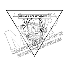 Load image into Gallery viewer, Marine Aircraft Group 16 USMC Unit Logo, MAG-16 USMC Unit Logo
