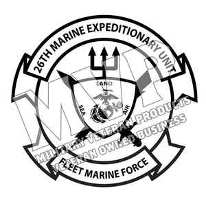 26th Marine Expeditionary Unit USMC Unit Logo, 26th MEU USMC