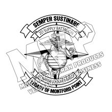 Load image into Gallery viewer, Second Supply Battalion Unit Logo, 2d Supply Bn, 2d Supply Battalion USMC Unit Logo
