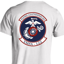 Load image into Gallery viewer, VMFA-122 USMC Unit T-Shirt, VMFA-122 logo, USMC gift ideas for men, Marine Corp gifts men
