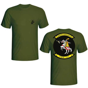 VMM-165, VMM-165 Unit T-Shirt, Marine Medium Tiltotor Squadron 165, White Knights, USMC Unit T-Shirt