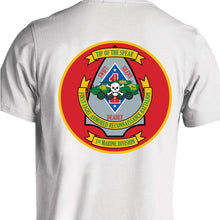 Load image into Gallery viewer, 1st LAR Unit T-shirt, 1st Light Armored Reconnaissance Battalion,  1st Light Armored Reconnaissance Battalion unit t-shirt, USMC Custom Unit Gear, USMC Custom Unit T-shirt
