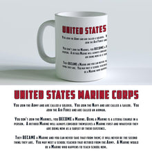 Load image into Gallery viewer, Why Marines Are Special Mug
