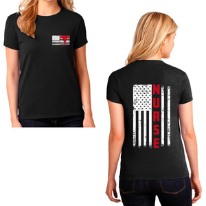 Ladie's Nurse T-Shirt - First Responder Shirt for Women, Nurse apparel, First responder, first responder apparel for women