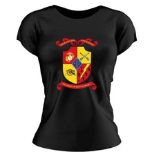Load image into Gallery viewer, 5th Bn 11th Marines USMC Unit ladie&#39;s T-Shirt, 5th Bn 11th Marines logo, USMC gift ideas for women, Marine Corp gifts for women
