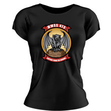Load image into Gallery viewer, MWSS-473 Women&#39;s Unit Logo T-Shirt- NEW Logo
