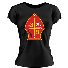 Load image into Gallery viewer, 3d Battalion 8th Marines (3/8) Women&#39;s Unit Logo T-Shirt
