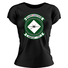 Load image into Gallery viewer, VMFAT 101 Marines Women&#39;s Unit Logo T-Shirt
