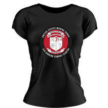 Load image into Gallery viewer, CLB-7 USMC Unit Ladies T-Shirt, CLB-7, USMC gift ideas for women, Marine Corp gifts for women CLB-7  Women&#39;s Combat Logistics Battalion-7 Unit t-shirt-USMC Unit Shirts USMC Gifts 
