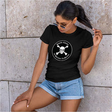 Load image into Gallery viewer, 1st Bn 7th Marines Suicide Charley USMC Unit ladie&#39;s T-Shirt, 1st Bn 7th Marines Suicide Charley logo, USMC gift ideas for women, Marine Corp gifts for women 1/7 Suicide Charley 
