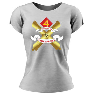 3d Bn 14th Marines USMC Unit ladie's T-Shirt, 3d Bn 14th Marines, USMC gift ideas for women, Marine Corp gifts for women3d Bn 14th Marines