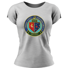Load image into Gallery viewer, Third Civil Affairs Marines USMC Unit ladie&#39;s T-Shirt, 3rd Civil Affairs USMC Unit logo, USMC gift ideas for women, Marine Corp gifts for women 3rd Civil Affairs
