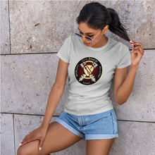 Load image into Gallery viewer, 5th Bn 14th Marines USMC Unit ladie&#39;s T-Shirt, 5th Bn 14th Marines logo, USMC gift ideas for women, Marine Corp gifts for women
