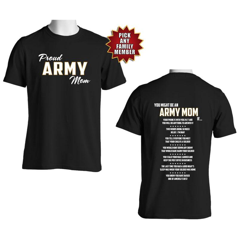 You Might Be an Army Family If – Army Graduation T-shirt