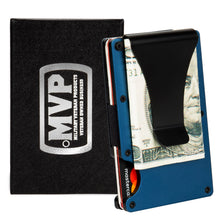 Load image into Gallery viewer, Tropical Blue RFID Blocking Metal Wallet
