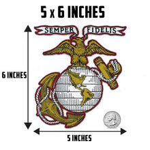 Load image into Gallery viewer, 1/4 zip USMC pullover, 1/4 zip usmc sweatshirt.  Marine Corp Gifts for men
